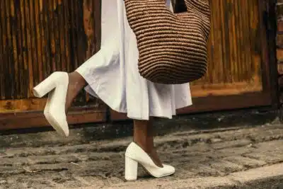 chaussures blanches femme