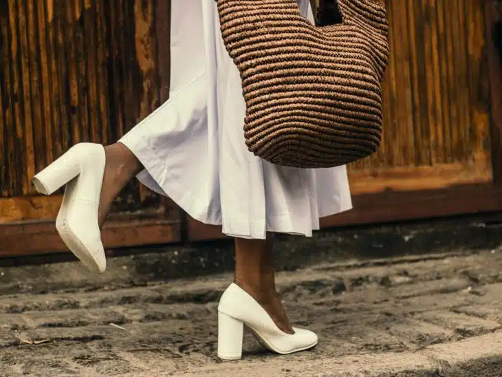 chaussures blanches femme