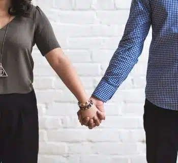 couple, together, holding hands