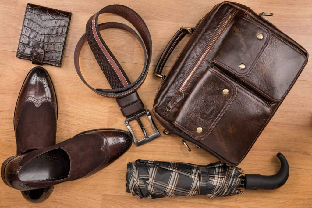 accessoires mode cuir portefeuille porte cartes matériau luxe