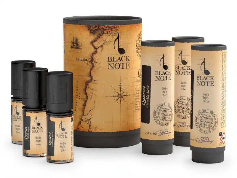 Les e-liquides Black Note, maintenant disponibles en France