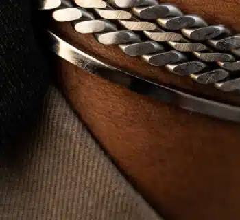 Le bracelet homme cuir et acier : l'alliance parfaite de style et d'élégance